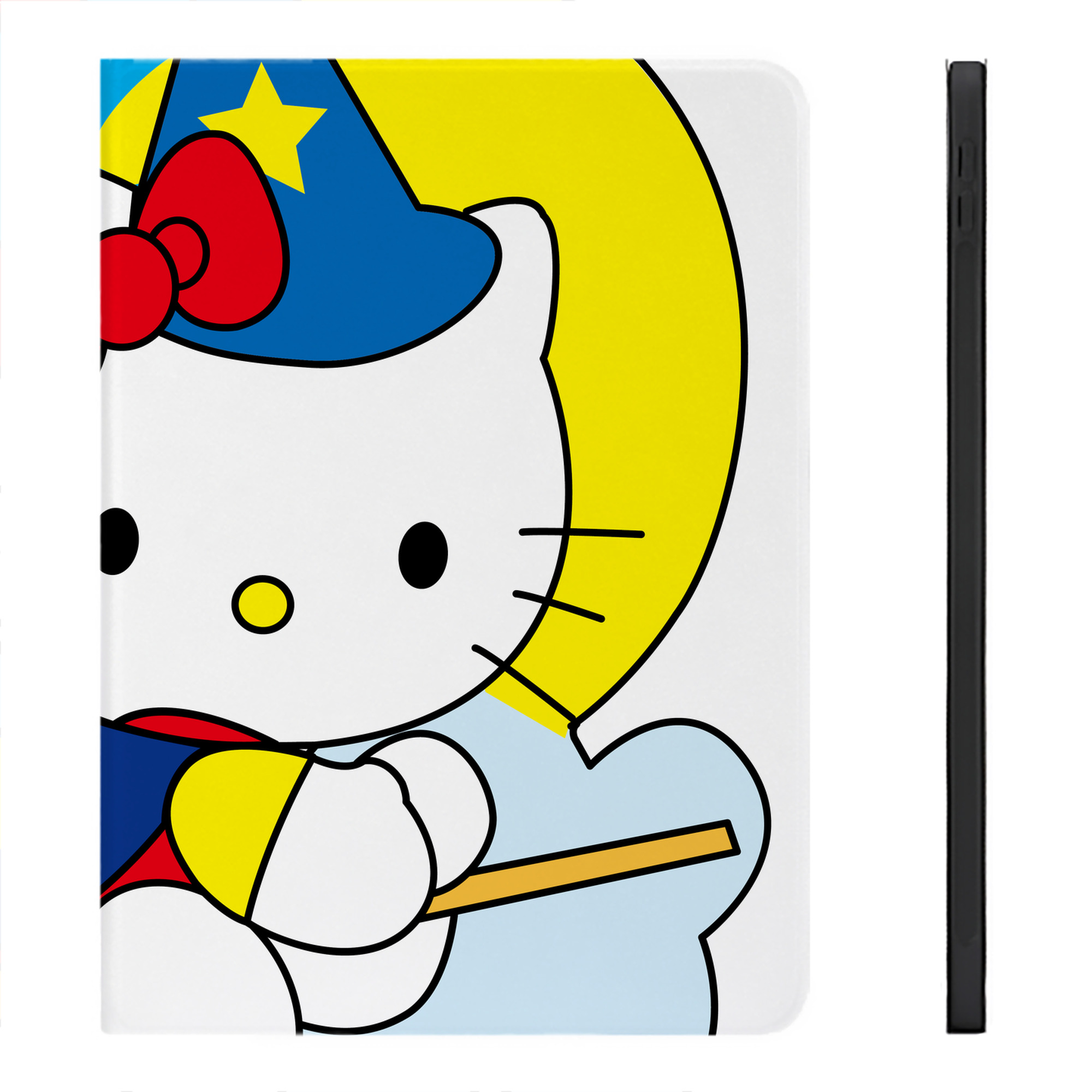 （画像用） Hello Kitty ハローキティ IPadケース ペンホルダー付き ブックスタイルデザイン